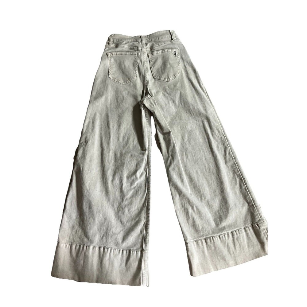Sexy Woman Hugh Ruse Wide Leg Pants Size XS Tan Casual Comfort - Picture 2 of 8